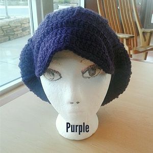 Crochet Beanie with Brim